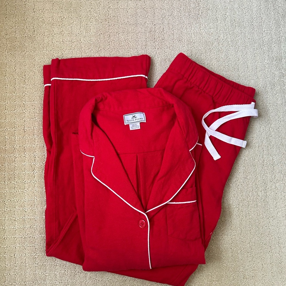 Petite plume red flannel pajamas - Picture 3 of 6
